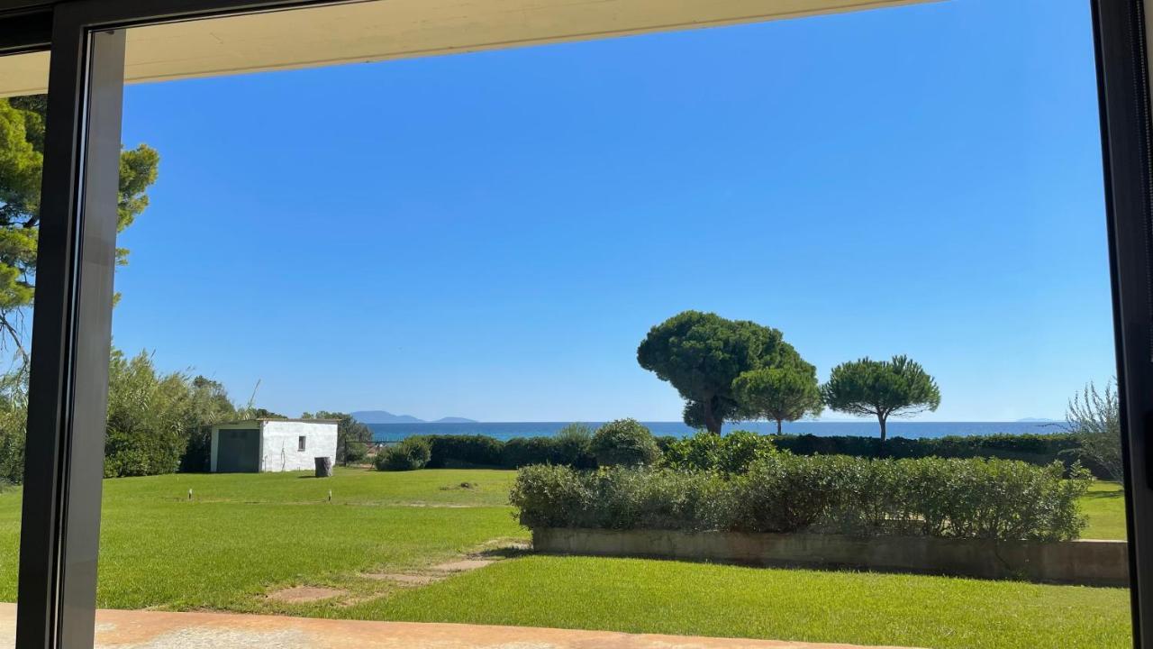 Beachfront Villa Hoopoe Schinias, Marathon Buitenkant foto